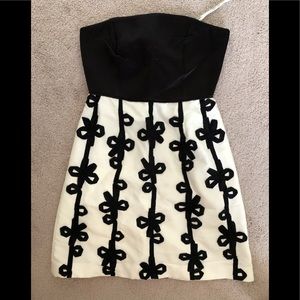 Lilly Pulitzer Dress, Size 4, Black/White